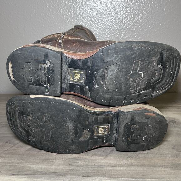 Dan Post Blayde Steel Toe Work Boot Saddletan Mens Size 9D Distressed Steel Toe main image 8